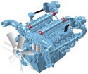 Дизельный двигатель Doosan P180LB